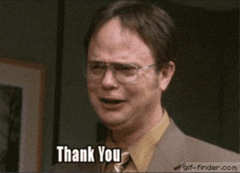 thank you gif the office|thank you the office meme.